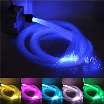 RGB färgglad LED Fiber Star Ceiling Kit Light