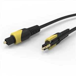 SPDIF Digital Toslink optisk fiberljudkabel