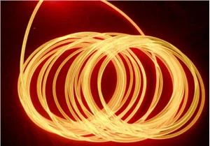 Emitterar optisk plastfiber