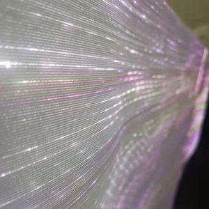 Fiberoptiskt tyg för självlysande kläder