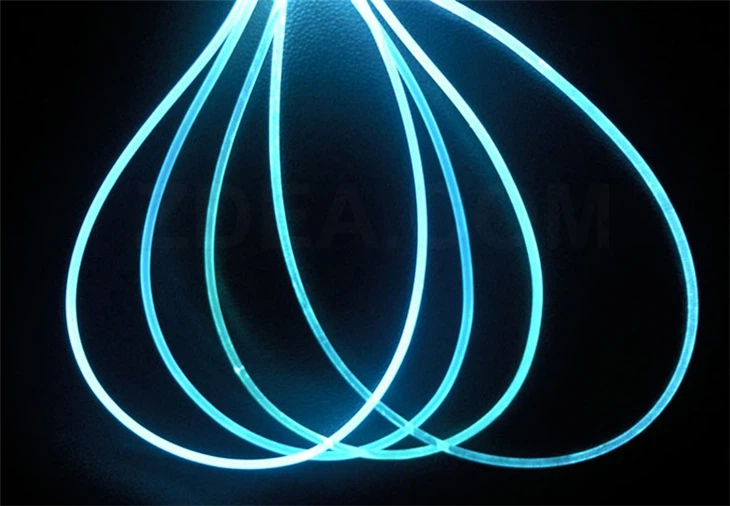 Super Bright Plastic Soft Side Glow Fiber Optic